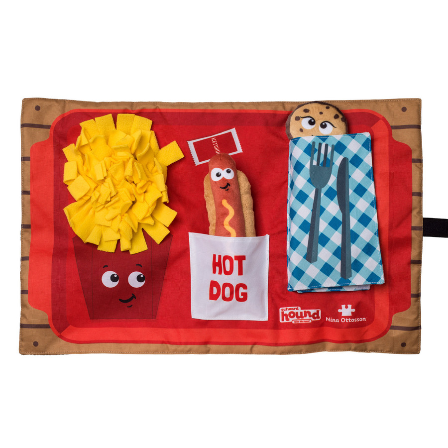 Activity Matz Fast Food Fun Dog Puzzle Mat Multi