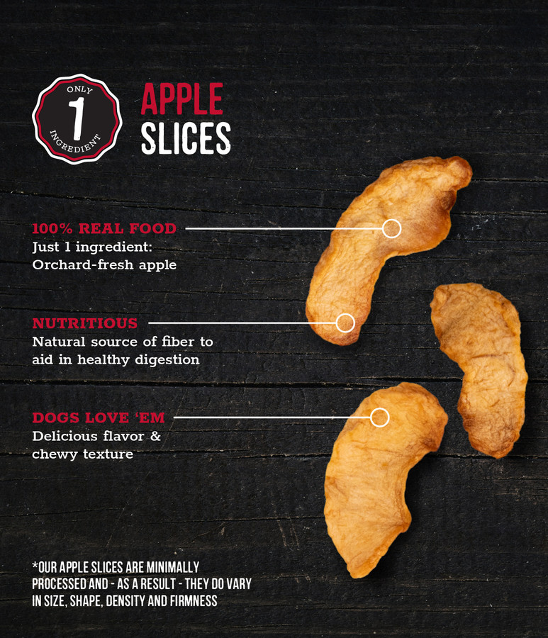 Apple Slices Dog Treats Red 8 Oz