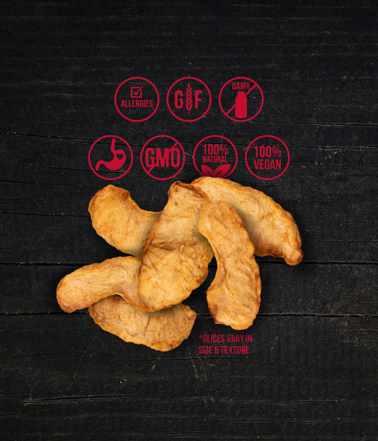 Apple Slices Dog Treats Red 8 Oz