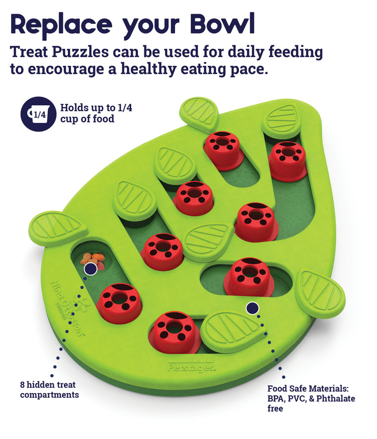 Buggin' Out Puzzle & Play Cat Game Green