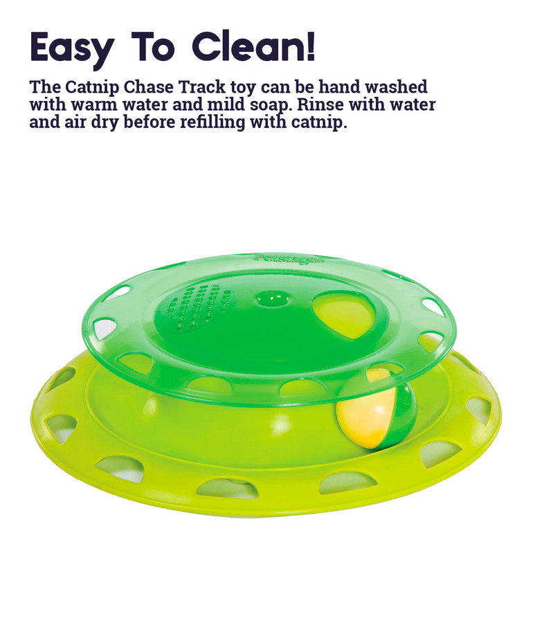 Catnip Chase Track Cat Toy Green