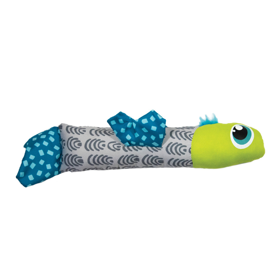 Catnip Crunch Fish Cat Toy Grey