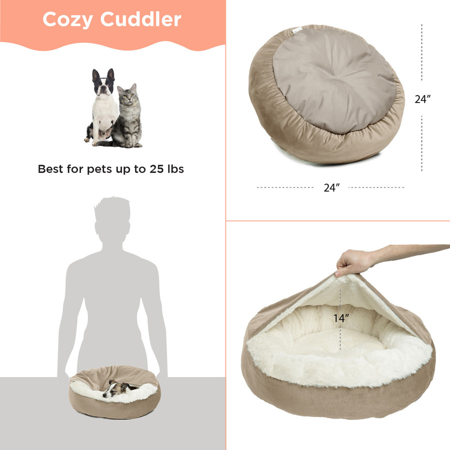 Cozy Cuddler Cat & Dog Bed