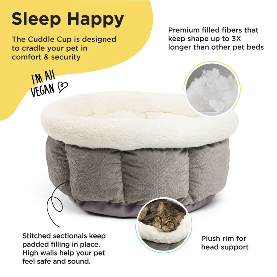 Cuddle Cup Dog & Cat Bed 17x17