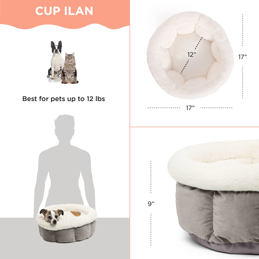 Cuddle Cup Dog & Cat Bed 17x17