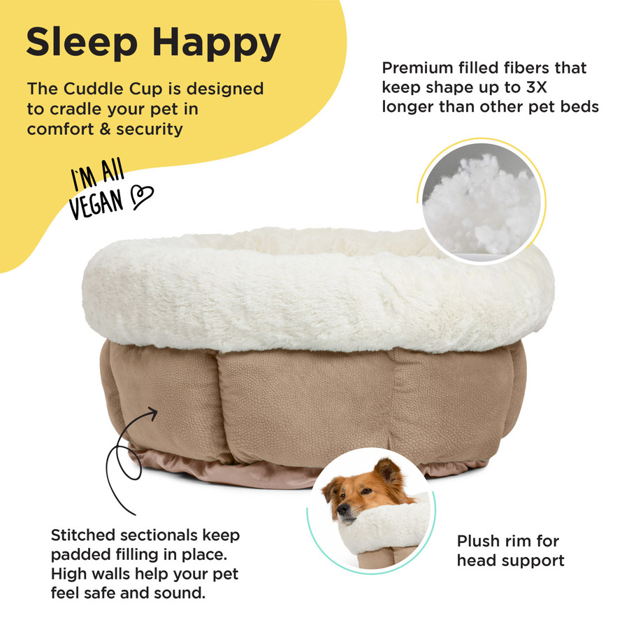 Cuddle Cup Dog & Cat Bed 21x21