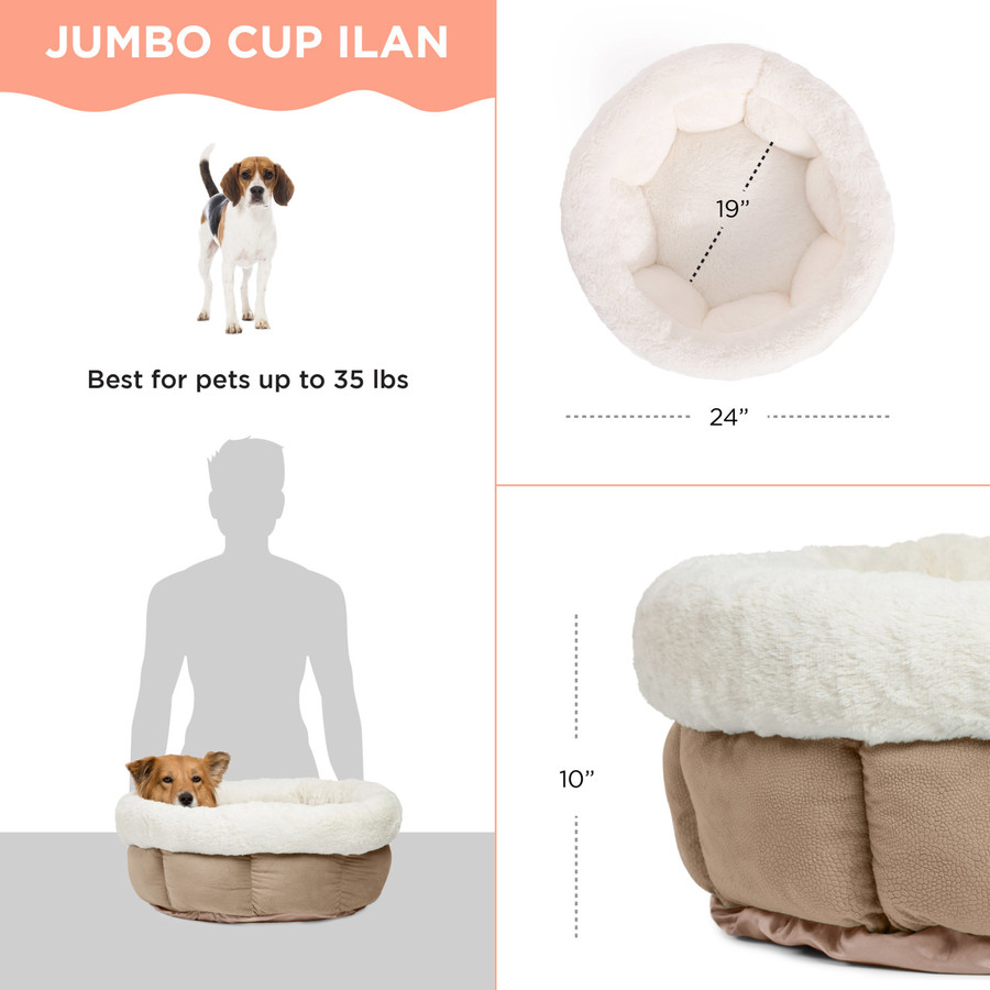 Cuddle Cup Dog & Cat Bed 21x21