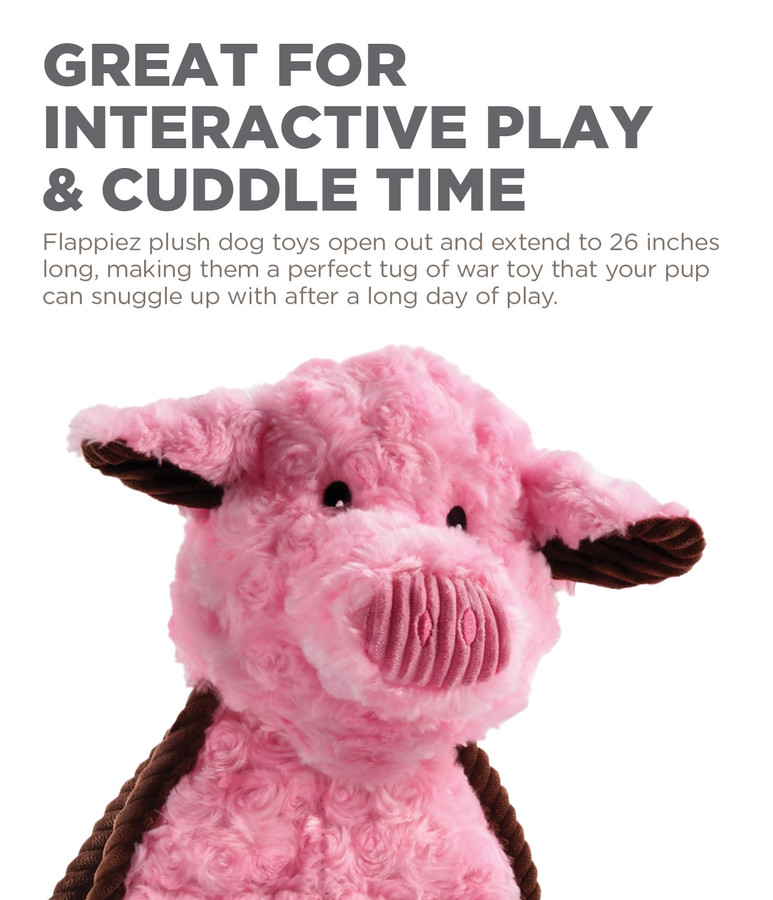 Cuddle Tugs Plush Dog Toy
