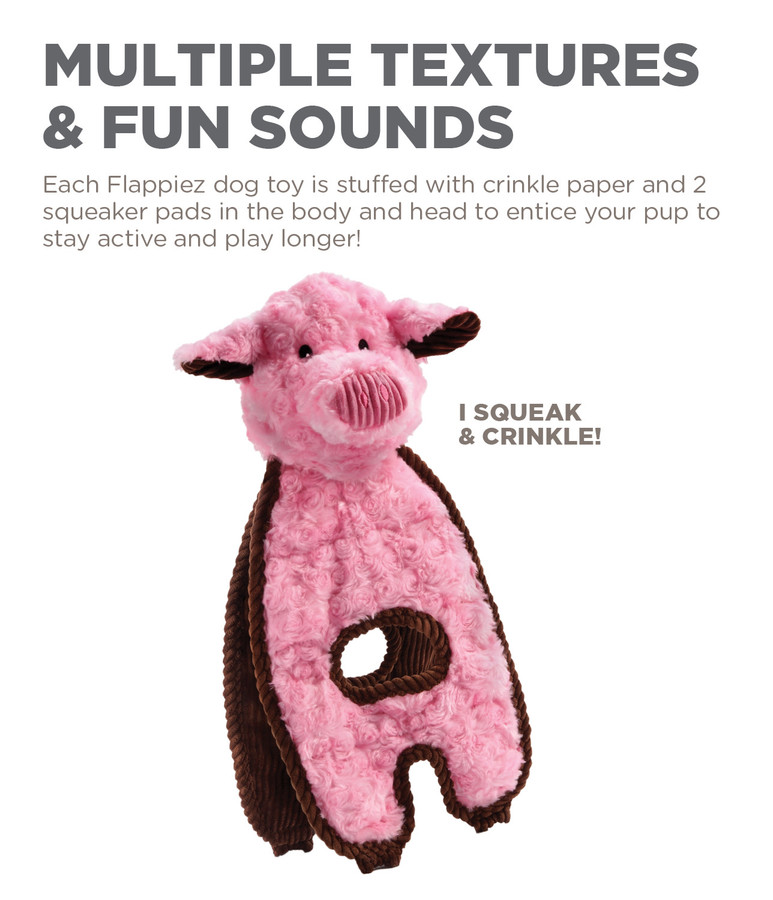 Cuddle Tugs Plush Dog Toy