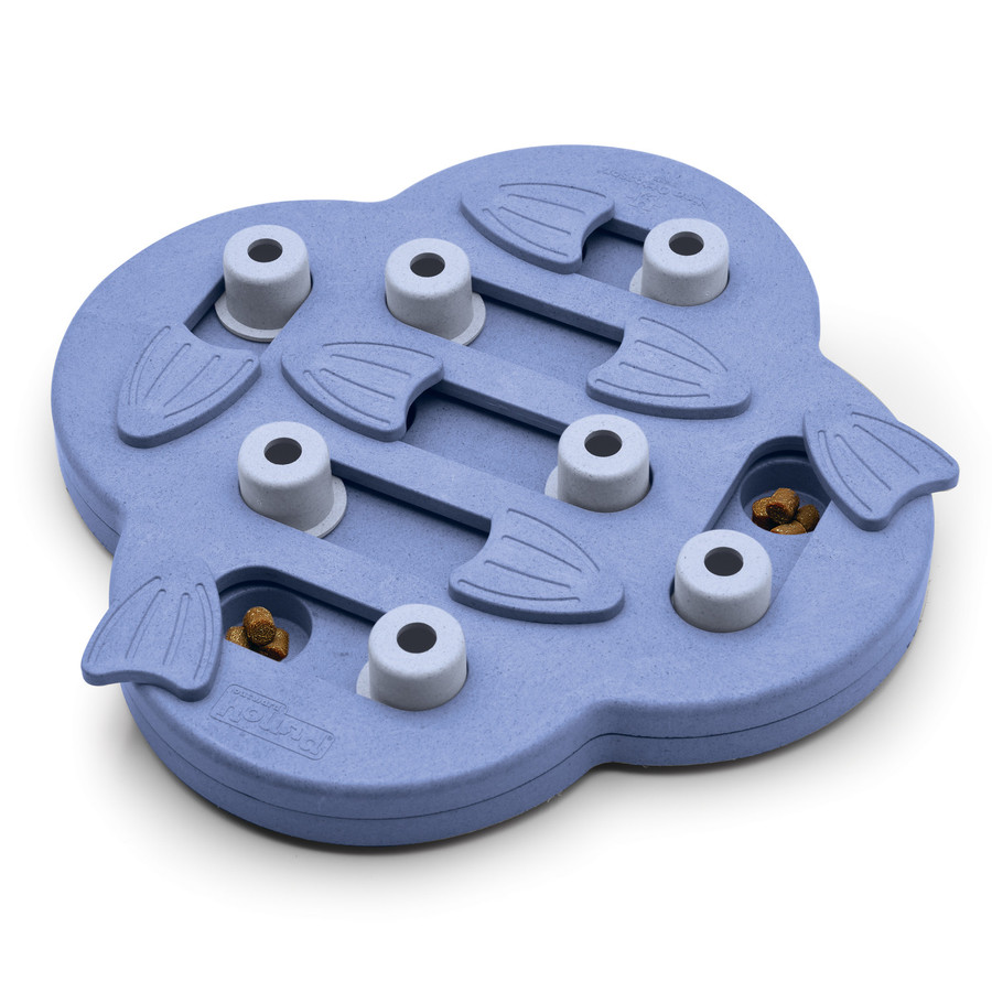Dog Hide N' Slide Interactive Treat Puzzle Dog Toy Purple