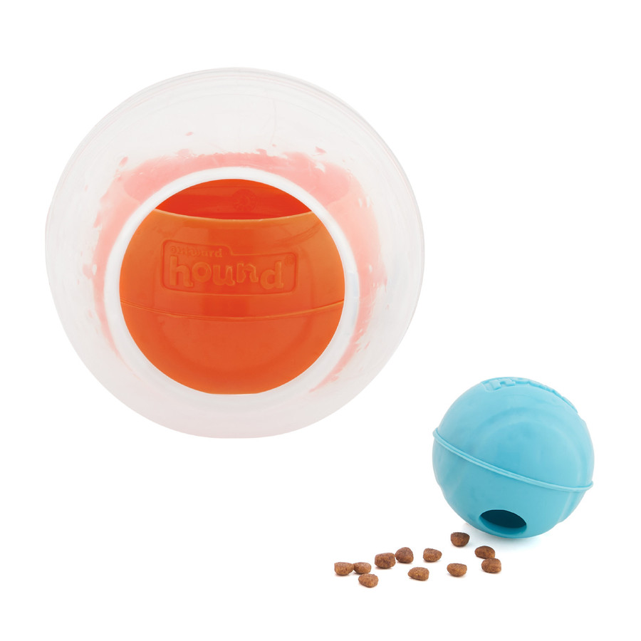 Dog Rumble Puzzle Interactive Dog Ball Puzzle Orange