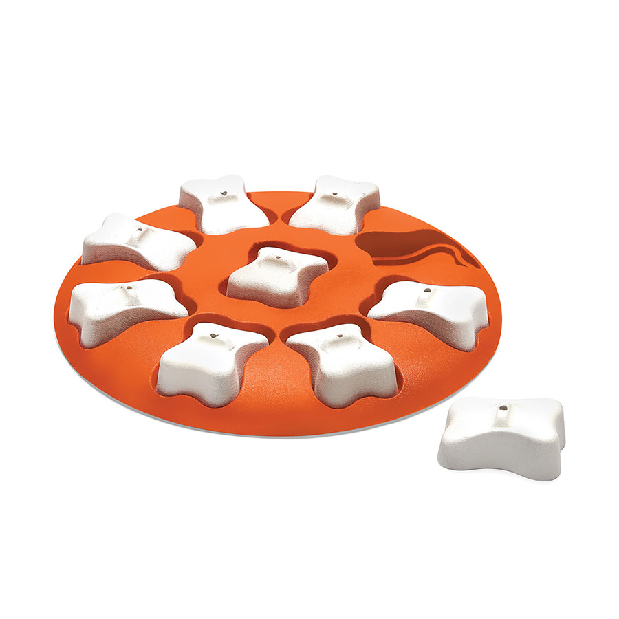 Dog Smart Interactive Treat Puzzle Dog Toy Orange