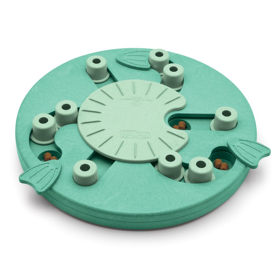 Dog Worker Interactive Treat Puzzle Dog Toy Green