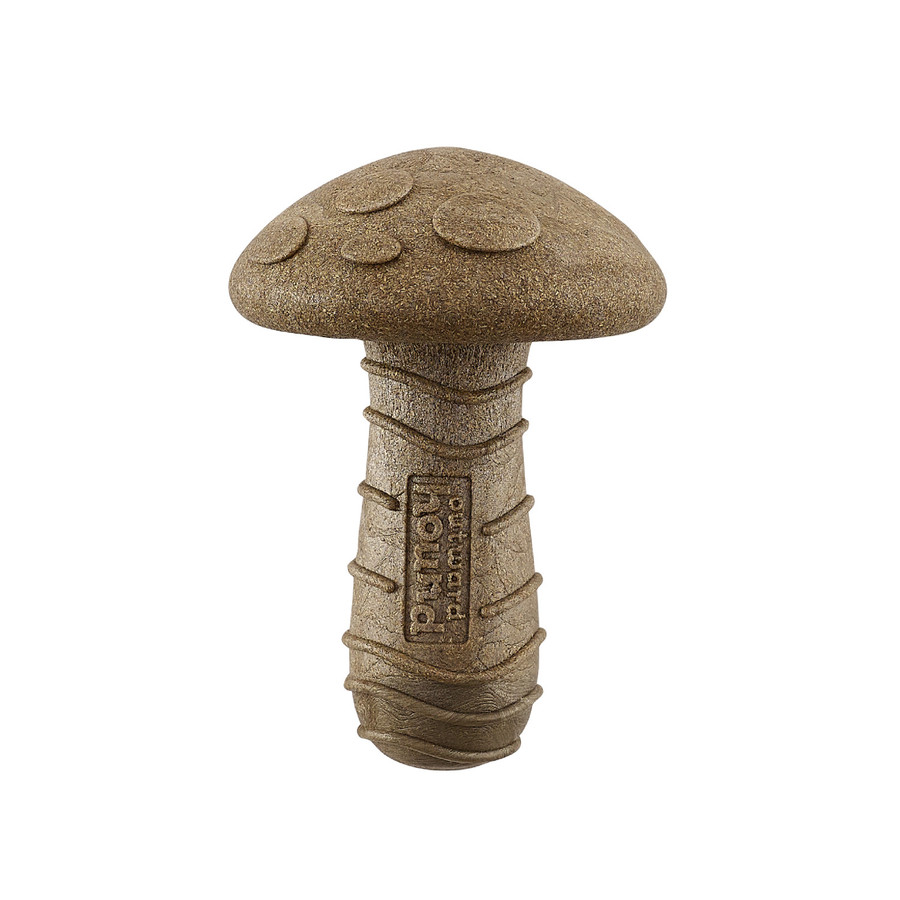 Dogwood Mushroom Durable Dog Chew Toy Peanut Butter Scent Medium