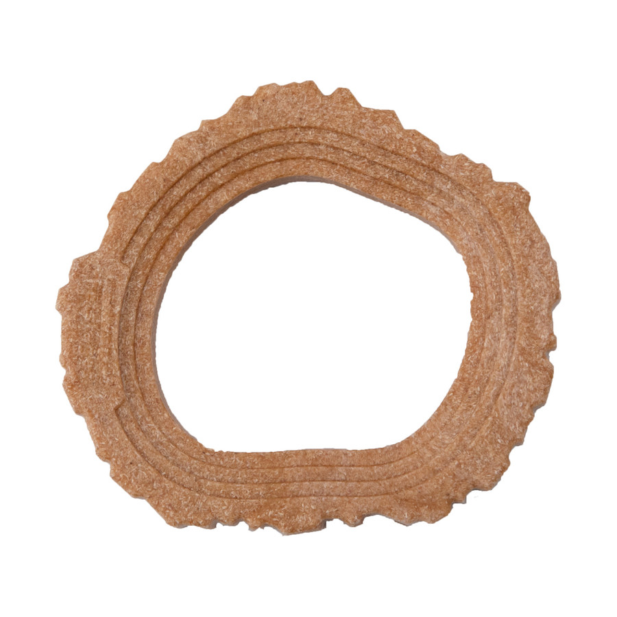 Dogwood Ring Dog Chew Toy Brown Small