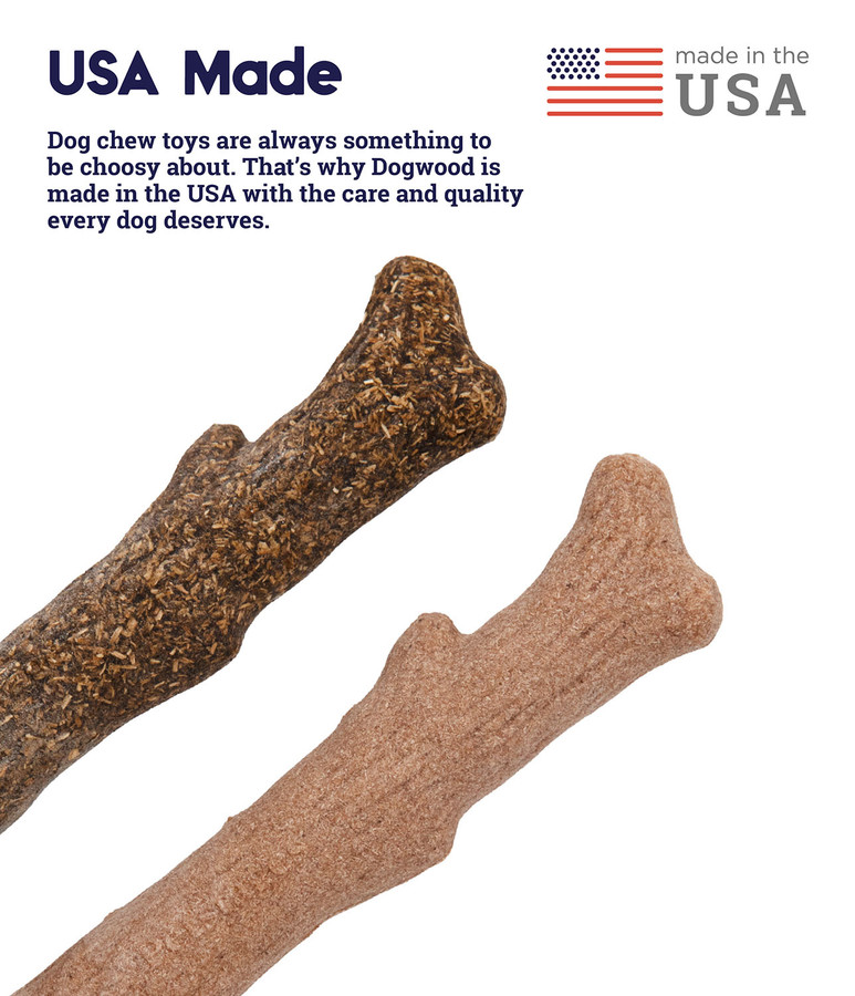 Dogwood Wood Alternative Dog Chew Toy Hemp