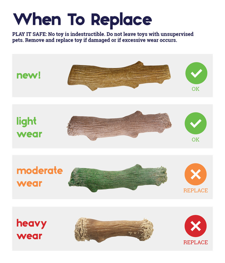 Dogwood Wood Alternative Dog Chew Toy Hemp