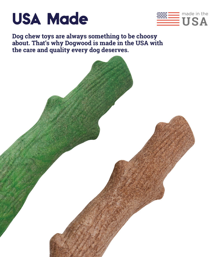 Dogwood Wood Alternative Dog Chew Toy Original & Fresh Breath 2-pack Multi Large