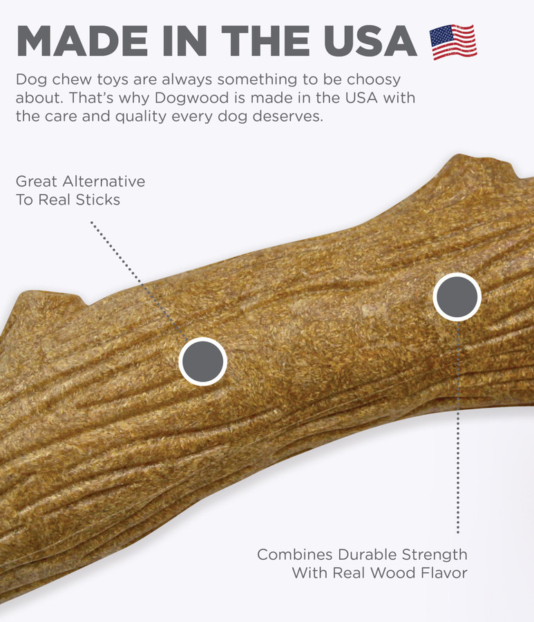 Dogwood Wood Alternative Dog Chew Toy Original