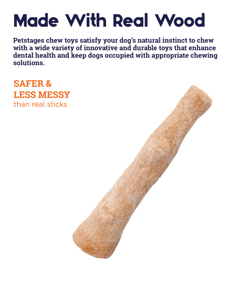 Dogwood Wood Alternative Dog Chew Toy Puppy 2-pack Multi Small