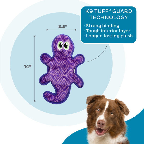 Durablez Gecko Plush Dog Toy Medium