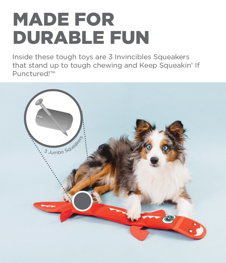 Fire Biterz Dragon Fire Hose Interactive Dog Toy