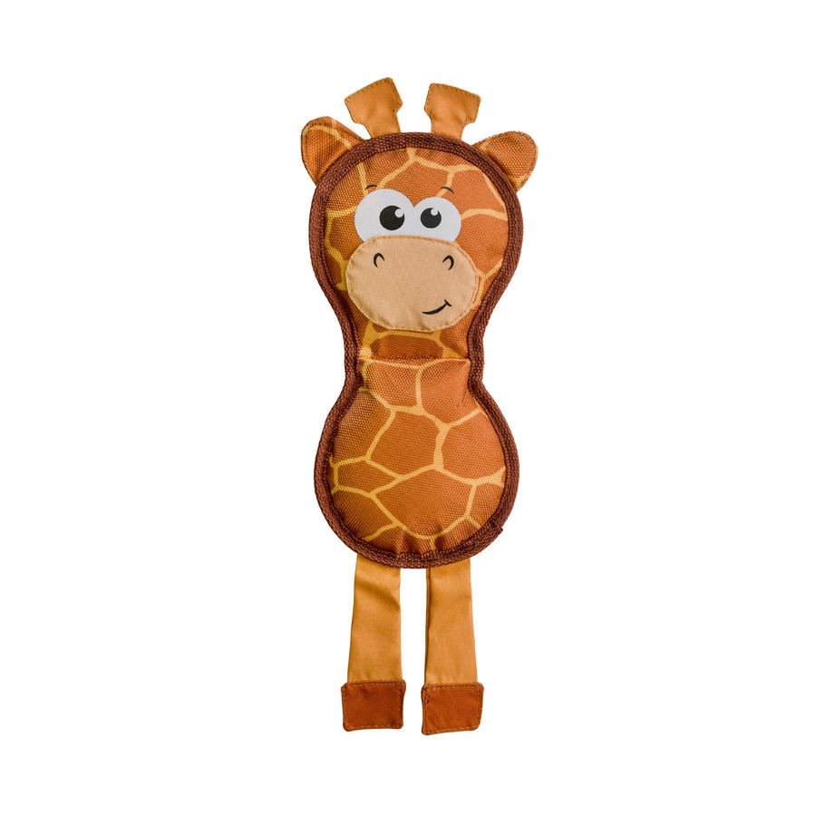 Fire Biterz Giraffe Firehose Plush Dog Toy