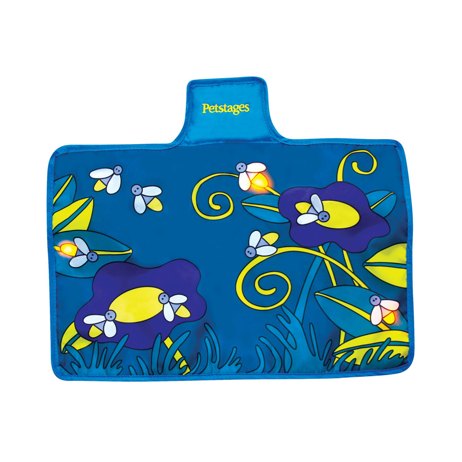 Flashing Firefly Mat Quiet Cat Toy Multi