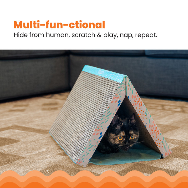 Fold Away Tunnel And Cat Scratcher Multi