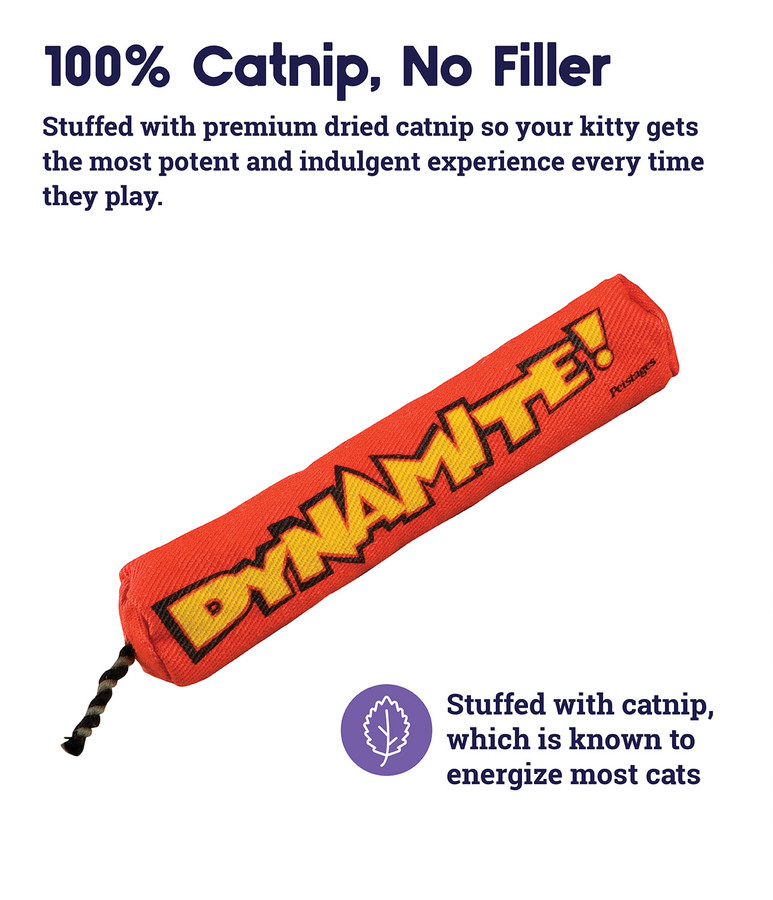 Green Magic Dynamite Stick Cat Toy Red