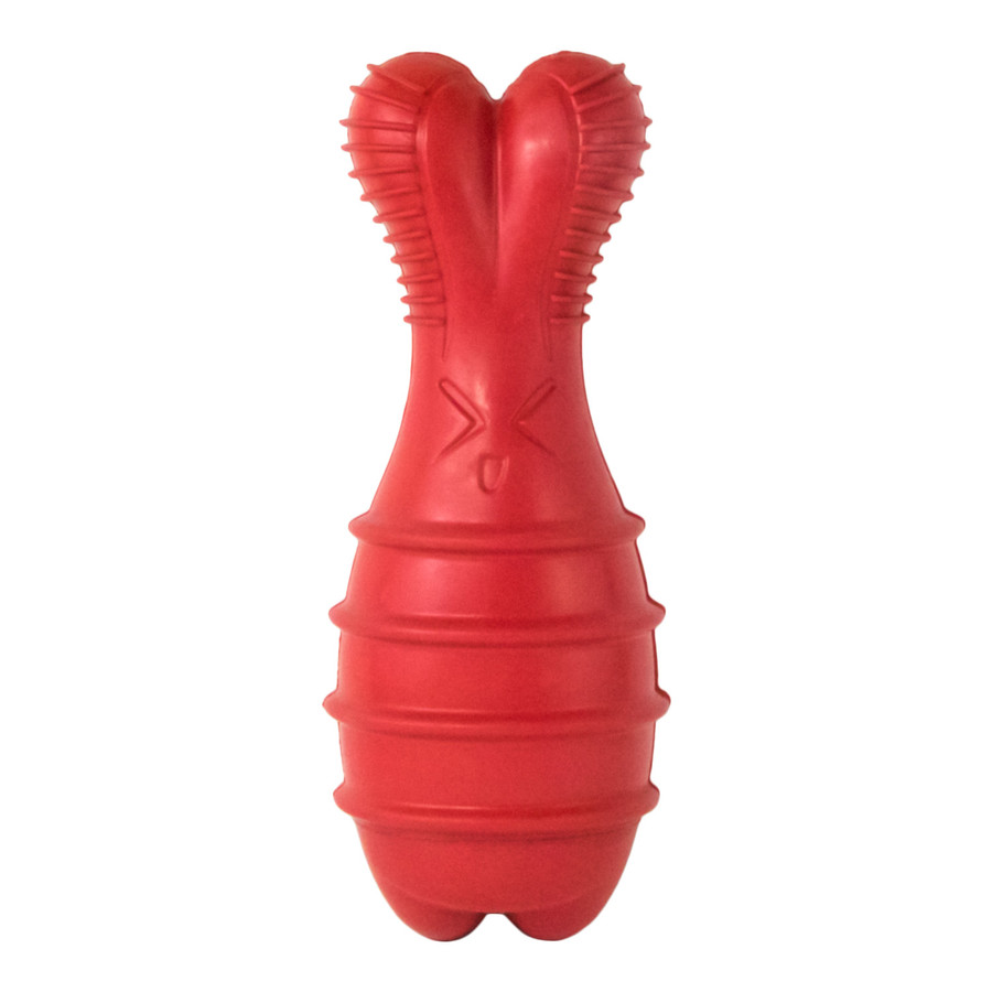 Grunt Fetch Stick Bunny Dog Toy Red