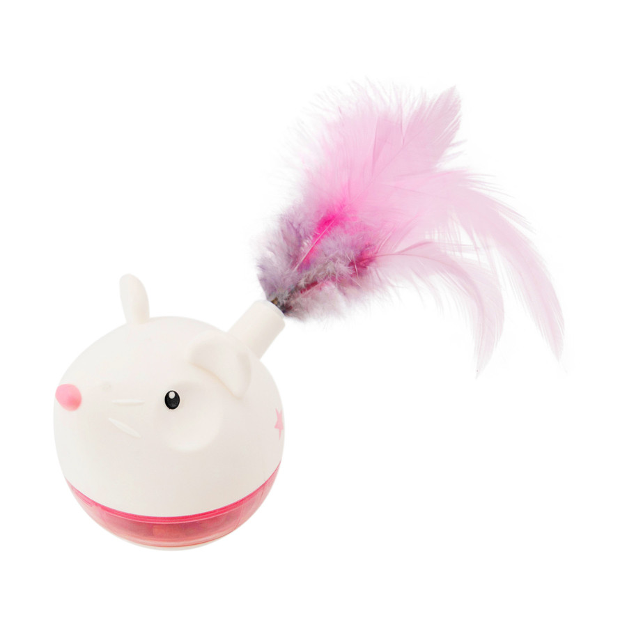 Hunt 'N Swat Treat Tumbler Cat Toy Pink