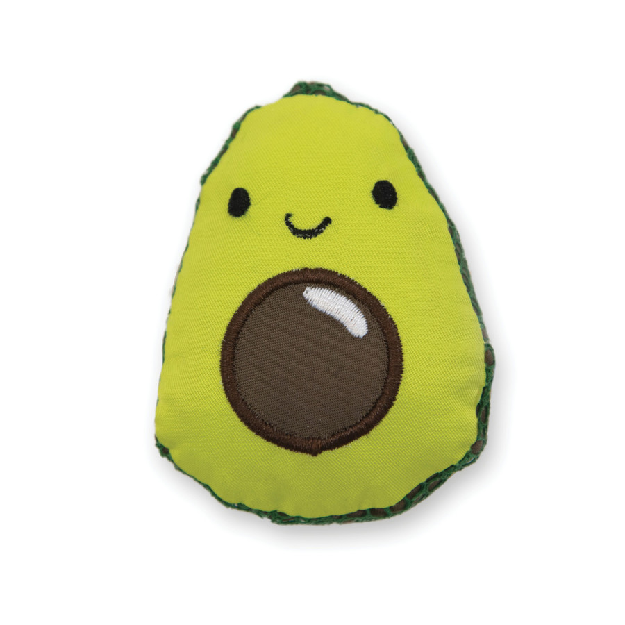 Lil' Avocato Dental Health Cat Chew Toy Green