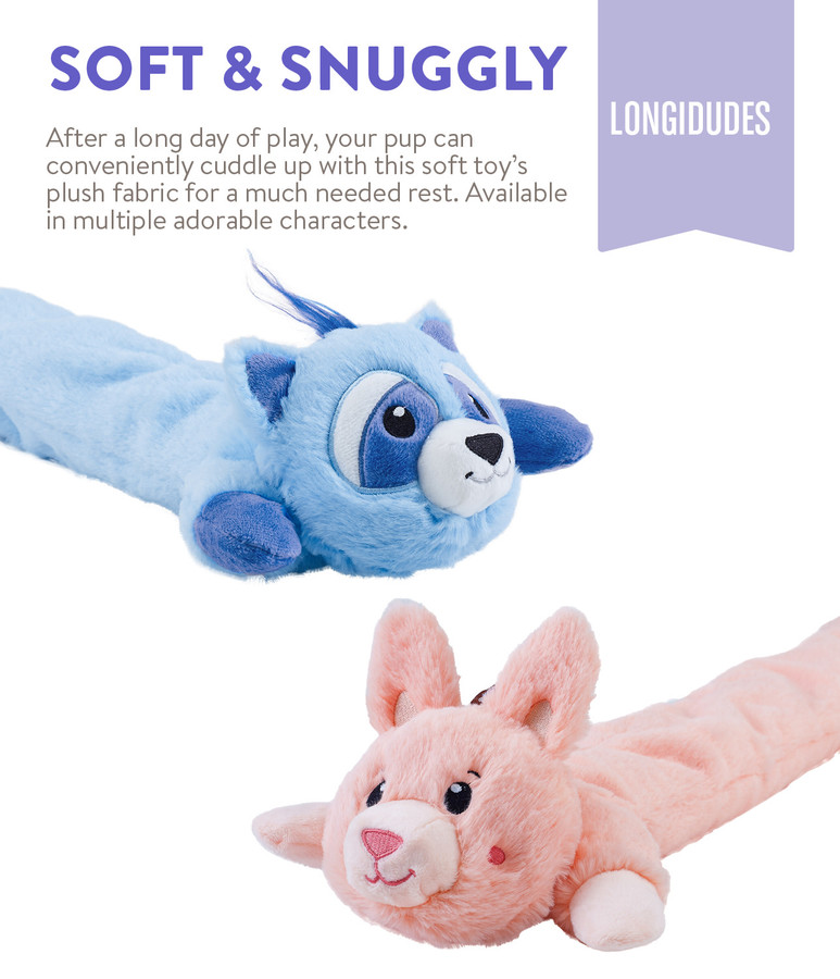 Longidudes Plush Dog Tug Toy