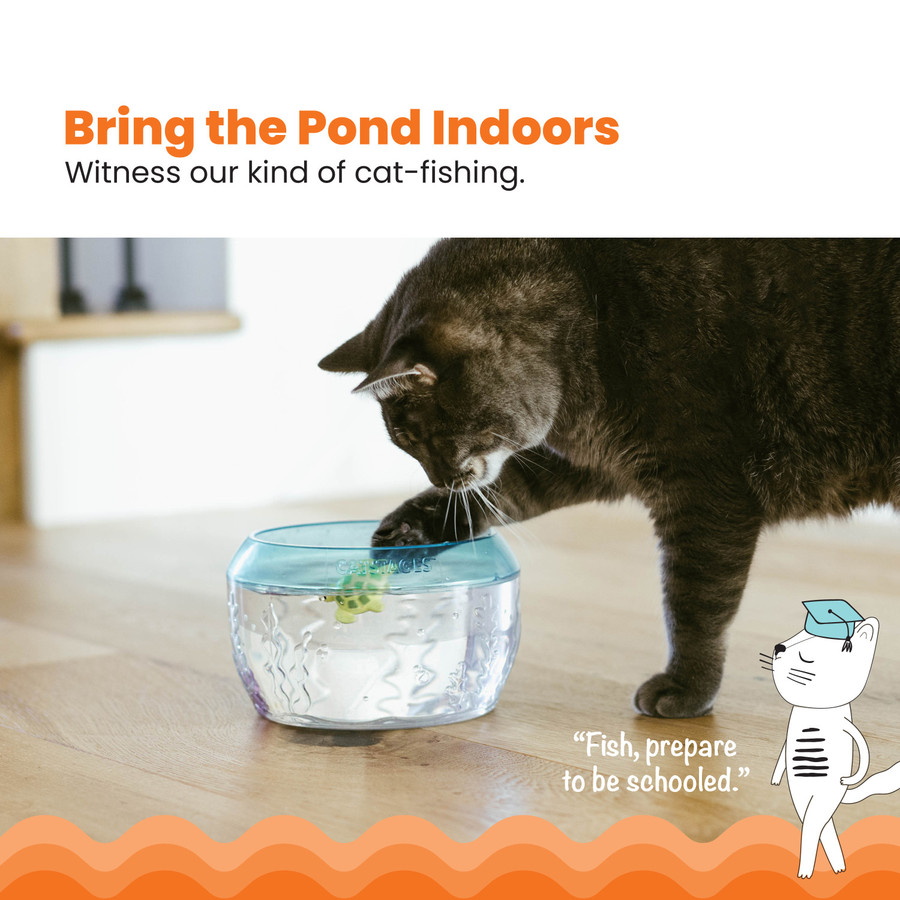 MEOW-SMERIZING™ Fish Bowl Cat Toy