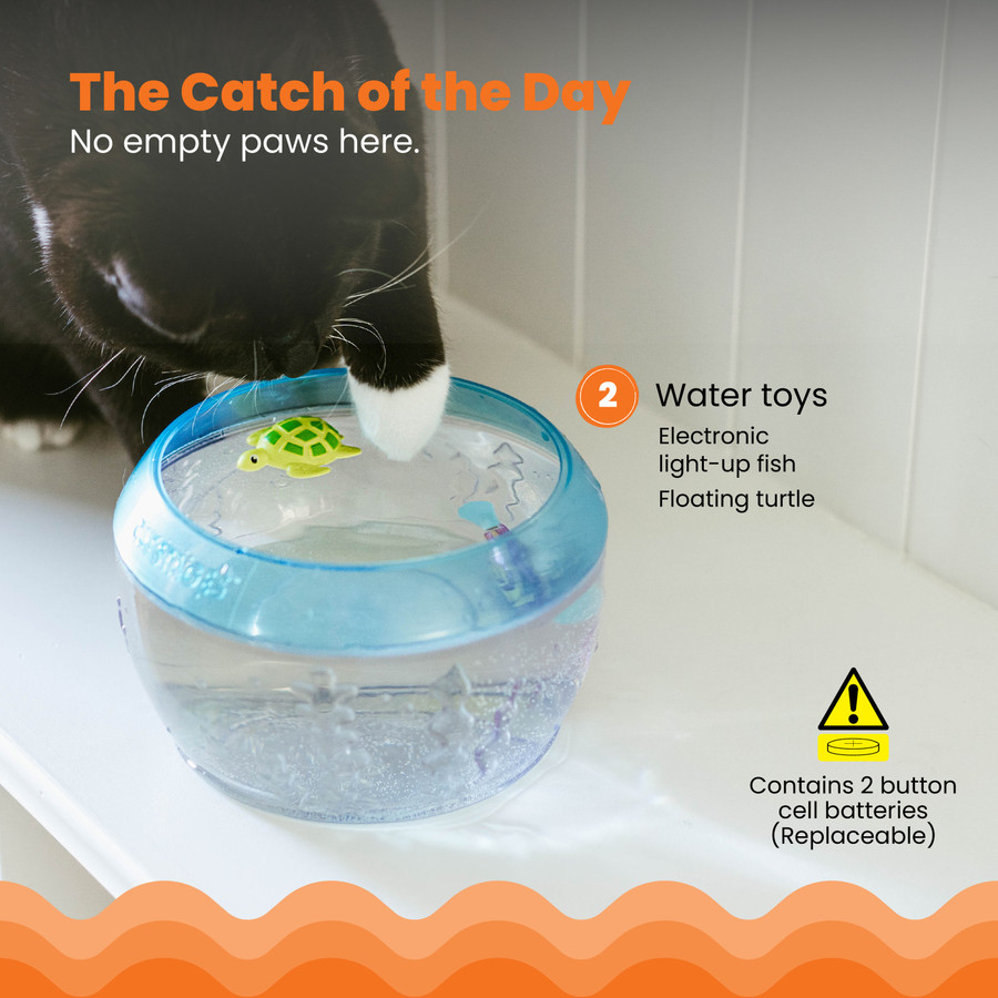 MEOW-SMERIZING™ Fish Bowl Cat Toy
