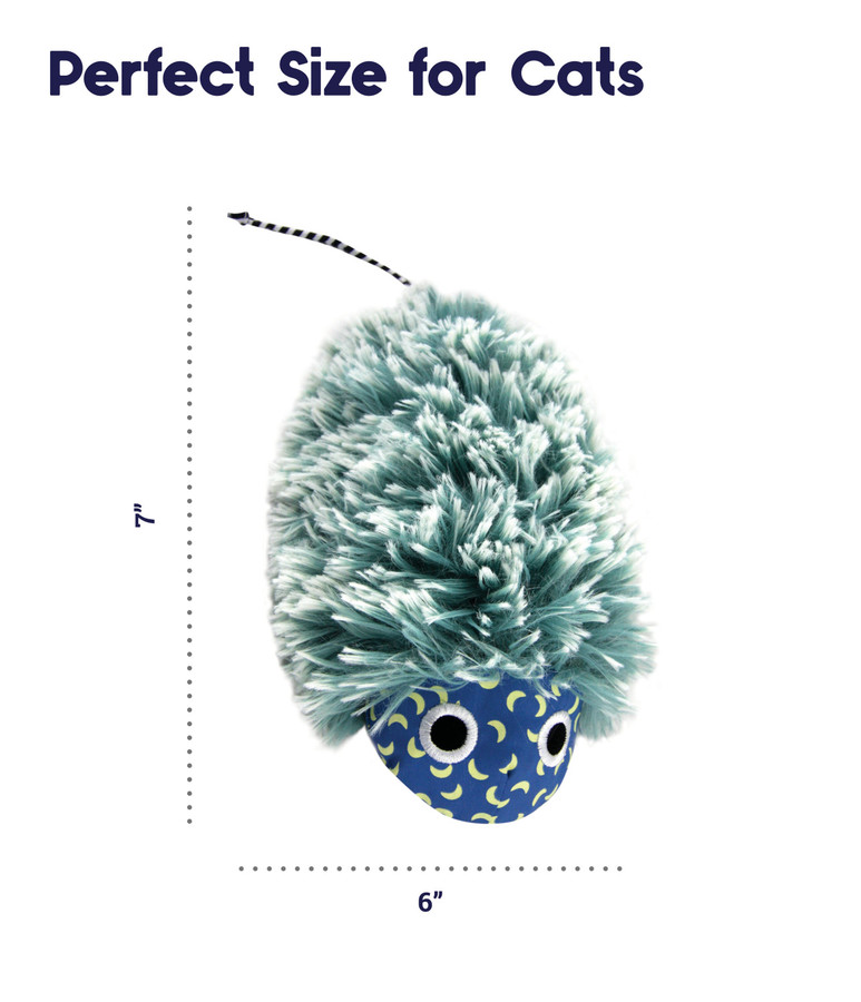 Nighttime Cuddle Plush Mouse Cat Toy Multi