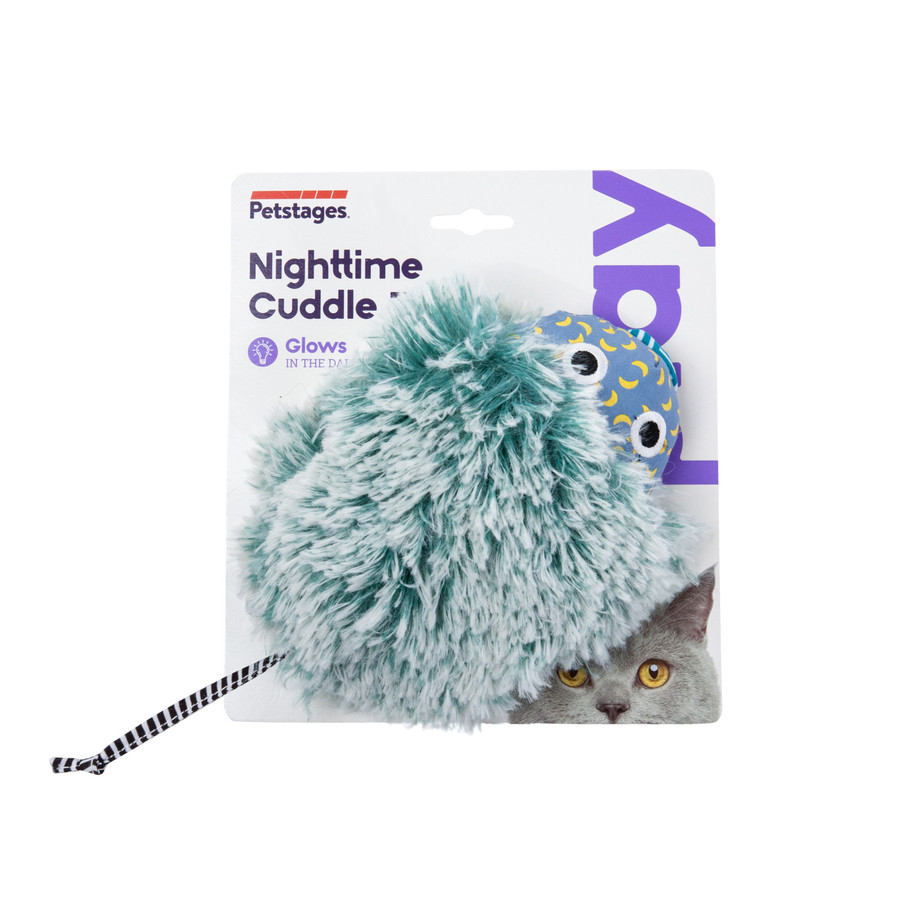 Nighttime Cuddle Plush Mouse Cat Toy Multi