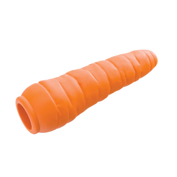 Orbee-Tuff Carrot Treat-Dispensing Dog Chew Toy Orange