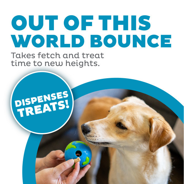 Orbee-Tuff Planet Ball Treat-Dispensing Dog Toy Small