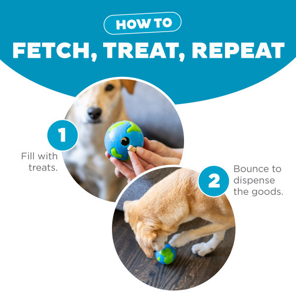 Orbee-Tuff Planet Ball Treat-Dispensing Dog Toy Small