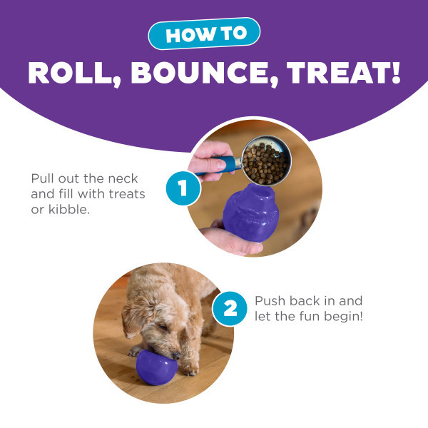 Orbee-Tuff Snoop Interactive Treat Dispensing Dog Toy Small
