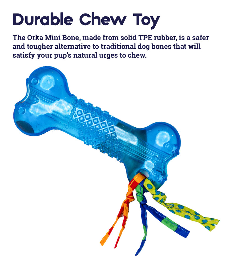 Orka Alternative Dog Chew Toy Bone