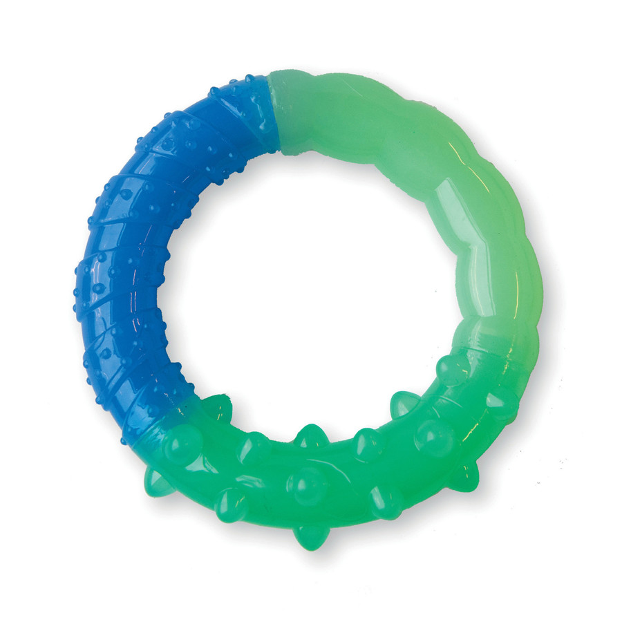 Orka Grow-With-Me-Ring Dog Chew Toy Multi