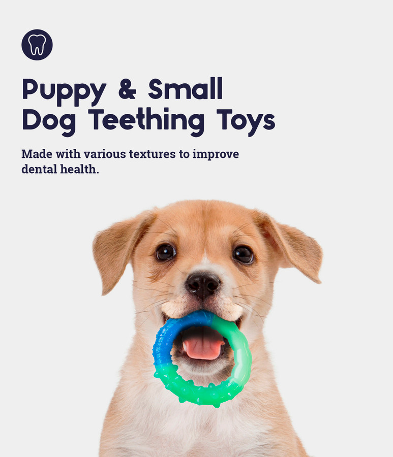 Orka Puppy Dental Chew Toys - 3 Pack Multi