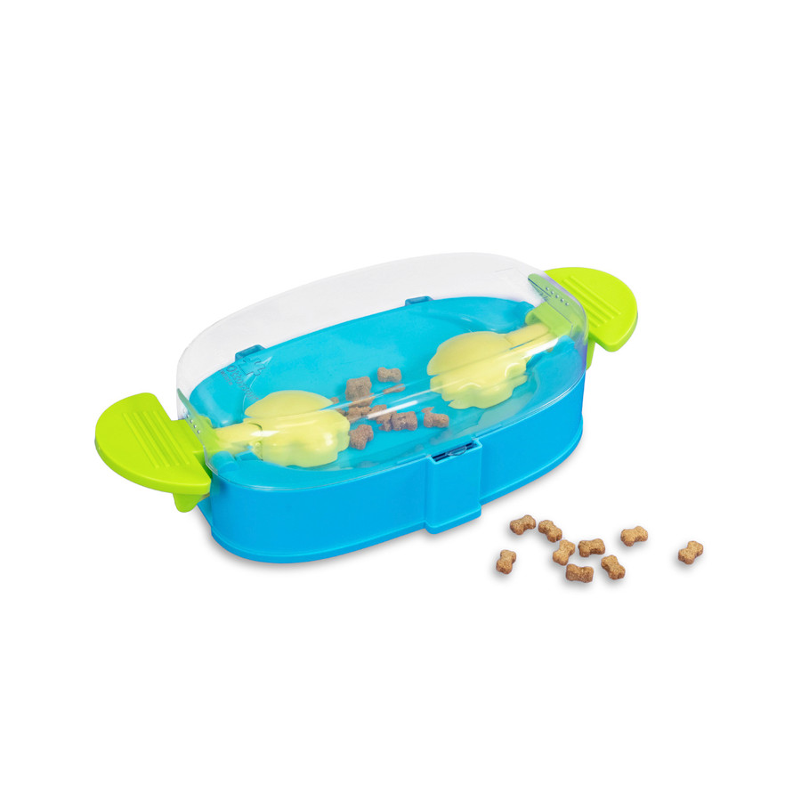 Paw N' Play Dog Puzzle Dog Enrichment Toy Blue