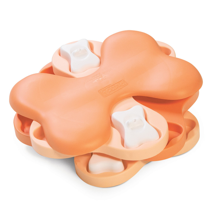Puppy Tornado Interactive Treat Puzzle Dog Toy Pink