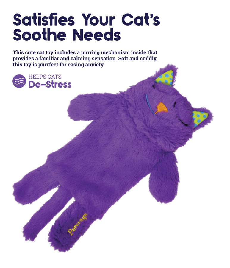 Purr Pillow Kitty Plush Cat Toy Multi