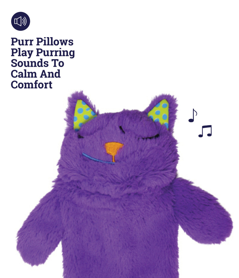 Purr Pillow Kitty Plush Cat Toy Multi