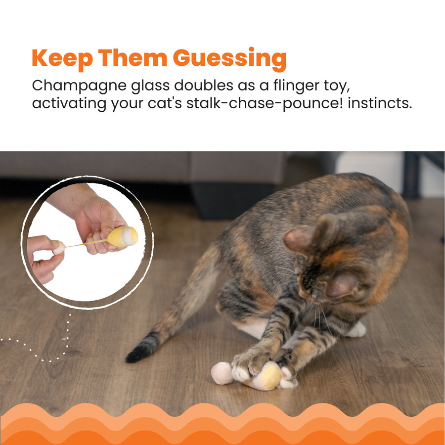 Purrsecco & Cupcakes Cat Toys - 6 Pack Multi